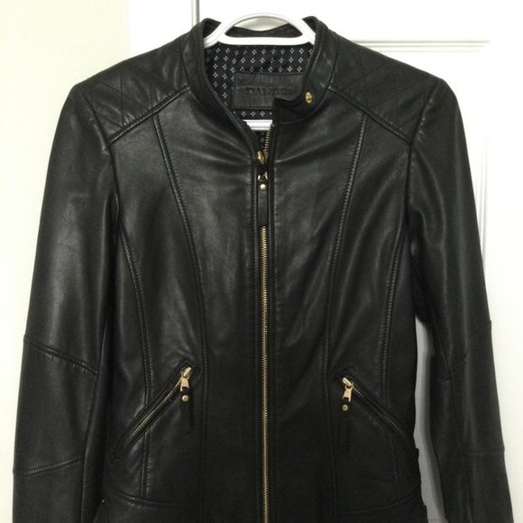 NWOT DANIER Leather Jacket - Picture 1 of 11